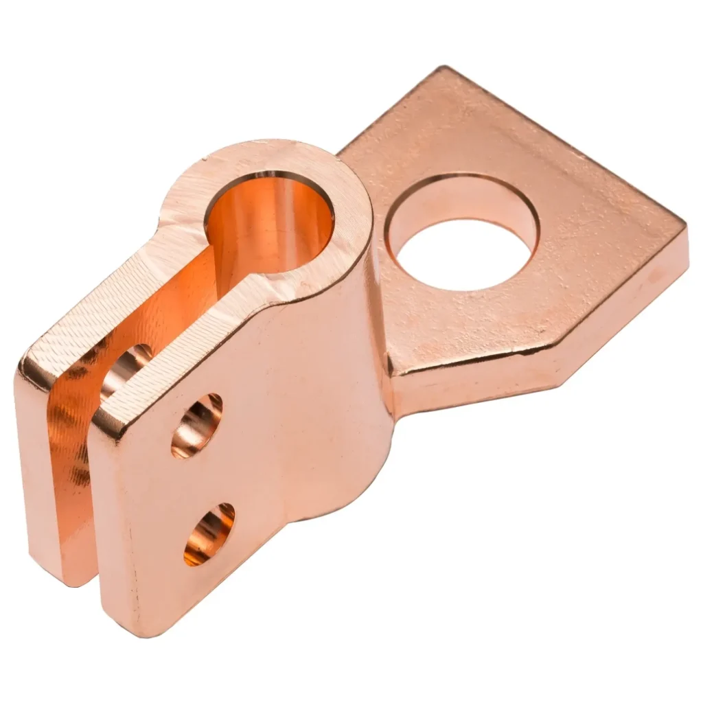 copper cnc part