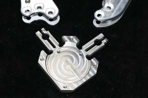 custom aluminum 5 axis cnc part